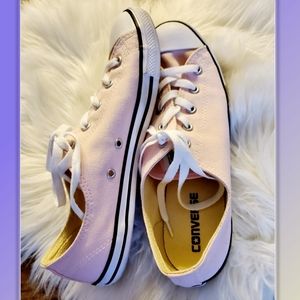 Converse pale pink 9